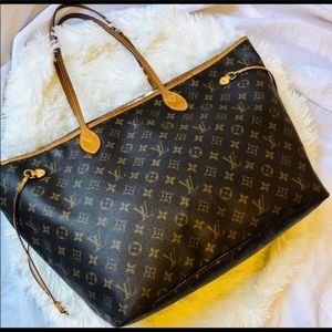 Authentic Louis Vuitton Never Full Large tote bag